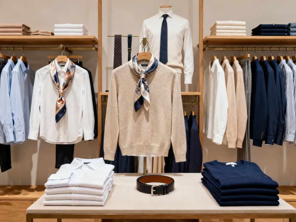 Wólczanka clothing collection with shirts, knitwear, casualwear, and accessories